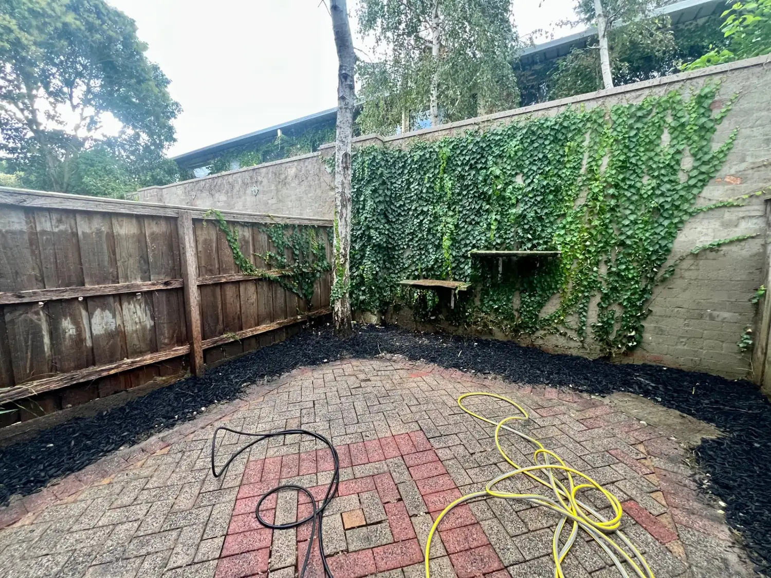 Landscaping after Poli Clean