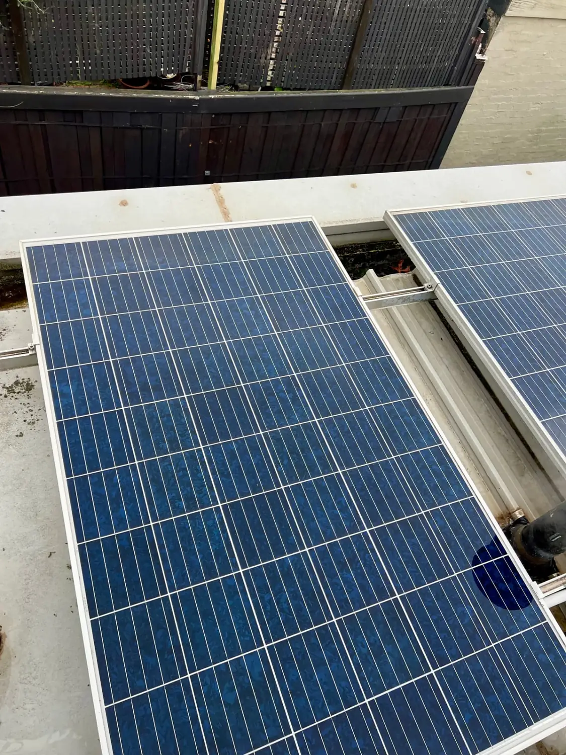Solar Panel Cleaning after Poli Clean
