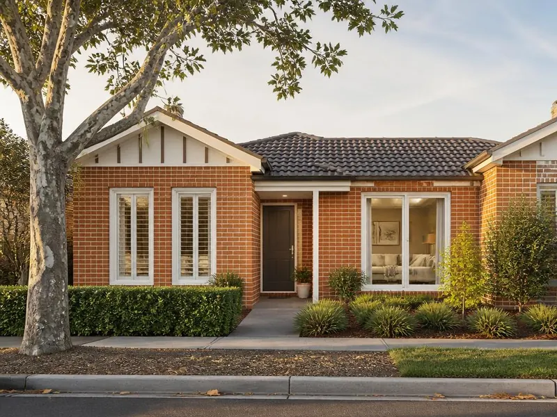Small single-storey unit with freshly washed exterior